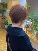 小顔効果抜群マッシュショート