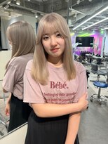 ユーフォリア 渋谷グランデ(Euphoria SHIBUYA GRANDE)&nbsp;ホワイトブランド　ハイトーン　顔まわりカット