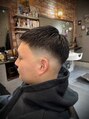 ブラックチョコレート(black chocolate)&nbsp;クロップカット(barber/フェード/メンズカット/中津)