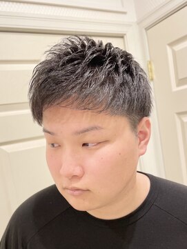 アットグラーロ 名古屋大須店 (＠GLARO) ツーブロックショートスタイル☆ラフなジェットモヒカン風☆