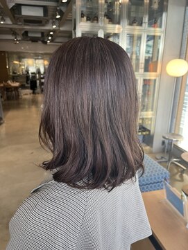 オーガニック リブ 川越(organic+live) 20代30代ベージュブラウンミディアムレイヤー伸ばしかけ抜け感