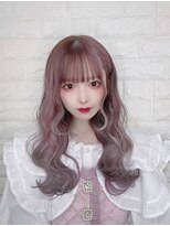 フィーネ 池袋(Fi-Ne)&nbsp;くすみラベンダー×プルエクステ