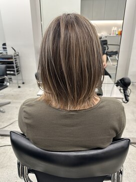 クレア 上大岡(CREA) ハイライトバレイヤージュダブルカラーケアブリーチ30代40代50代