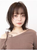 20代30代/大人可愛い/小顔ひし形/ウルフ/ミディアムレイヤー