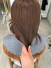 【林指名】ツヤ感ダブルカラー(ブリーチなし)＋カット＋トリートメント