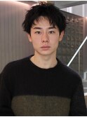 men'sスパイキーショートフェザーパーマニュアンスパーマ/新宿