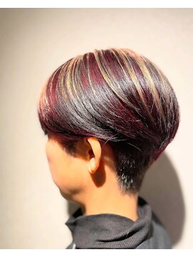 シロ(siro.) ハンサムショート×アンブレラカラー