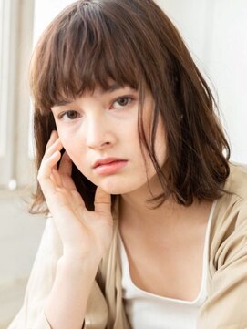 アッシュ 荻窪店(Ash) レイヤーボブ/チャコールブラウン/ボブ/荻窪/髪質改善カラー