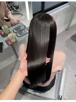 ユニック ウメダ(unique UMEDA)&nbsp;オリーブベージュ/髪質改善カラー/髪質改善トリートメント