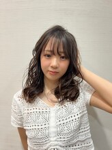 理想通り！コテ風韓国パーマ