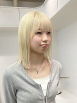 ミーム 原宿 表参道(meme) ◎ブロンドハイトーンカラーデザインカラーアンブレラカラー金髪