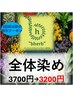 【2回目ご来店クーポン】全体染め500円引きのチケット配布中★