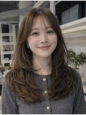 レイヤーカット 顔周り似合わせ 透明感カラー TOMOKI