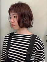 アクシス カリヤ(`AXIS KARIYA)&nbsp;ミルクティーブロンド/ダークブルー/デジタルパーマ/刈谷/安城
