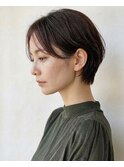 30代40代ハンサムショート×前髪長め◎大人可愛い小顔ヘア