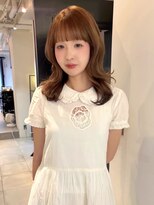 シータ(sheta)&nbsp;【表参道sheta/riria】ミディアムレイヤーベージュカラー