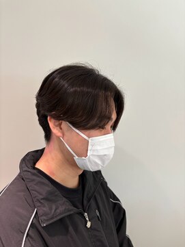 ラポール 蟹江(RAPPORT) 【メンズパーマ】骨格補正マッシュ◎サイドすっきりヘアスタイル