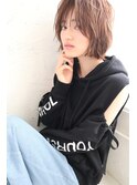 ちょいウエットな質感でクールな大人ボブ