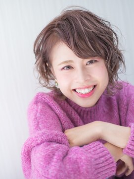 クラウン ヘア ラウンジ(CROWN hair lounge) ハイライト×バイオレット☆ボブ
