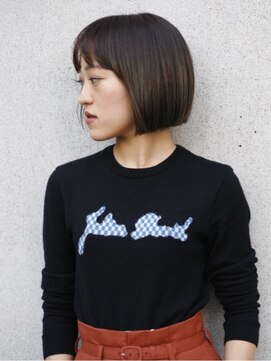 ケイトブラウン(KATEBROWN) 【KATE OKUS】切りぱなしストレートボブ