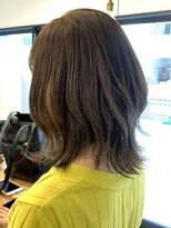 クアトログランシュ 水戸店(QUATRO×GranCieux) ミルクティーグレージュ×ミディ