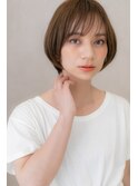 暖色系カラーひし形マッシュショートグラボブZ上尾20代30代40代
