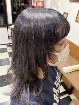 ヘアーデザインサロン スワッグ(Hair design salon SWAG) バイオレットブルー