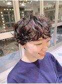 【紺野紘三】ハンサムショート韓国マッシュパーマ10代20代30代