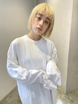 レトン 銀座(leton) 美髪/ホワイトグレージュ/大人かわいい/こなれミディ[銀座]