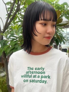 トップヘアー スパアンドリラクゼーション 安城(spa&relaxation) 顔まわりパツっとレイヤー