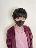 マッシュショート×パーマスタイル
