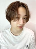 ハンサムショート_グレージュカラーボブウルフ_8658