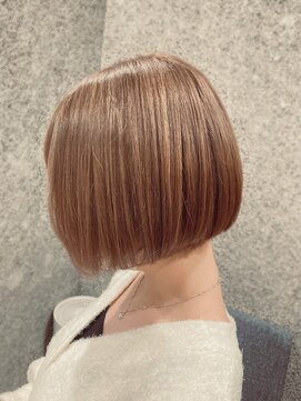 ペスカ 仙台駅前店(pesca) ミニボブ×ミルクティーベージュ