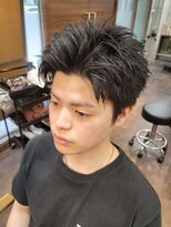 メンズ レオ 南森町店(men's LEO) ザクザク感スパイキーショート×刈り上げなし