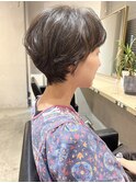 マッシュショート/ベリーショート/前髪/ショートパーマ/銀座