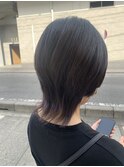 ウルフカット,インナーカラー,シルバー【草加】
