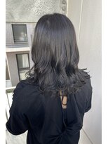 フィーユ(feey)&nbsp;ブリーチなし　ネイビーグレー