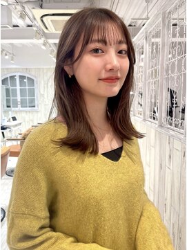 レイラバイアフロート 吉祥寺(Lila by afloat) 韓国ヘア/くびれヘア/フェイスレイヤー/モカブラウン