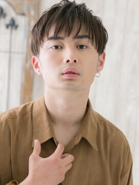 トニーアンドガイメン ホテル京阪仙台店(TONI&GUY MEN) 男前に仕上げる！グレージュカラーツーブロックマッシュh仙台