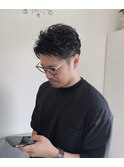 ビジネスマン風パーマ