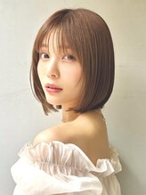 グルグル 新小岩店(GULGUL) 切りっぱなしボブ イメチェンヘアスタイル/前髪/丸形  新小岩