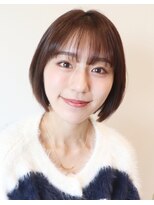 アイ(I.)&nbsp;【 Ｉ. 】30代からのナチュラル前下がりショートボブ　川口