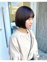 クリアーオブヘアー 池下店(clear OF HAIR) ぱつっとボブ×顔まわりカット