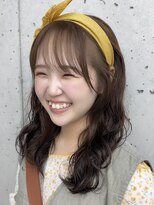 ビューブルー 亀戸錦糸町(VIEW BLUE)&nbsp;◎ 美髪カールシアーカラーブラウンエアリーロングセミディ