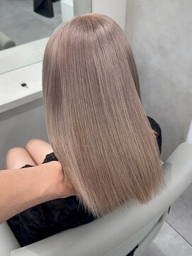 ベレーザ 渋谷(BELEZA) 10656秋色くすみベージュシャギーボブレイヤーオリーブベージュ