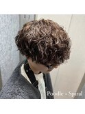 プードルスパイラルパーマ