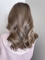 ヘアーズファイン(hair's fine) 透明感ブリーチなしココアベージュこなれ小顔ロング