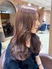 【選べるスタイリスト☆】カット+透明感カラー￥7000