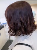 コテ巻き風パーマボブの王道カール　新デジタルパーマ