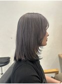 顔周りレイヤーカット/デザインカラー